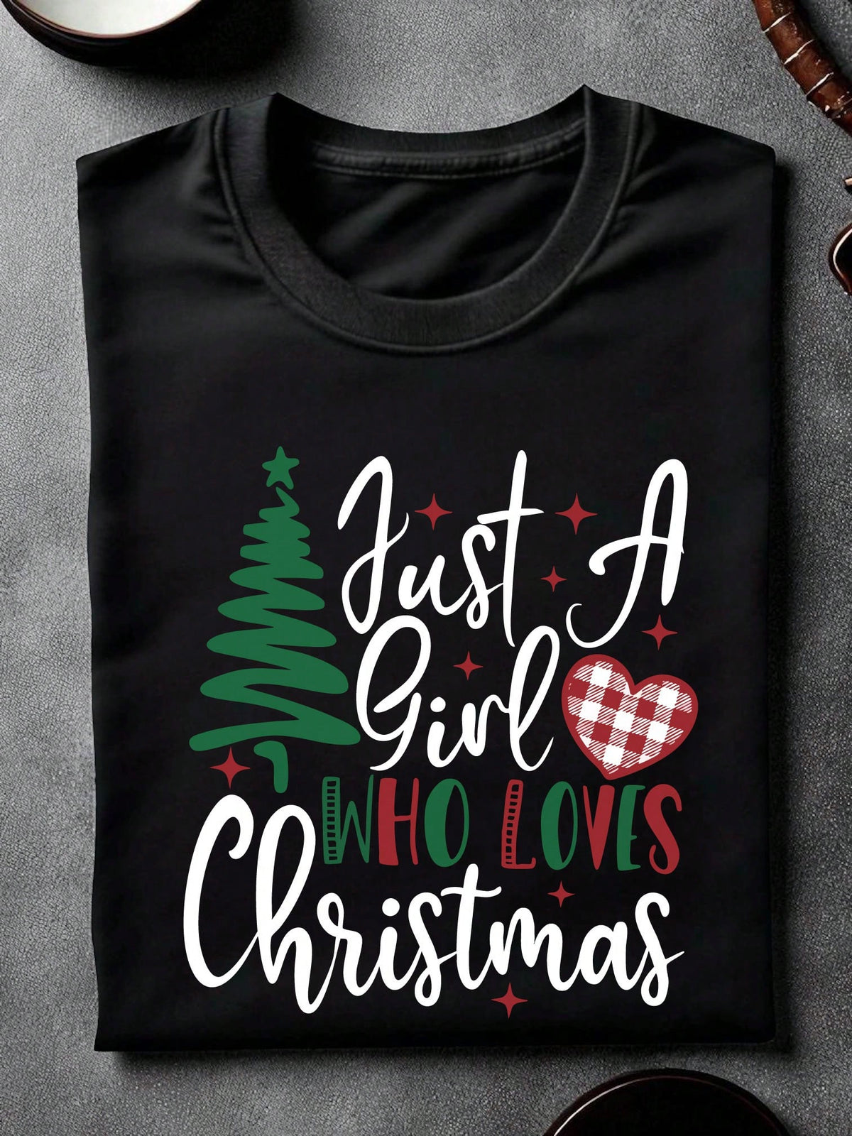 Just A Girl Who Loves Christmas Unisex T-Shirt