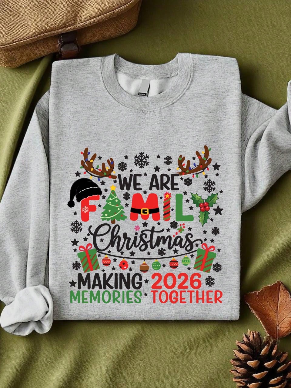 Family Christmas 2026 Making Memories Together Unisex Sweatshirt