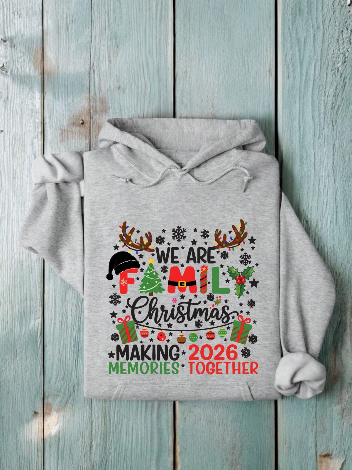 Family Christmas 2026 Making Memories Together Unisex Hoodie