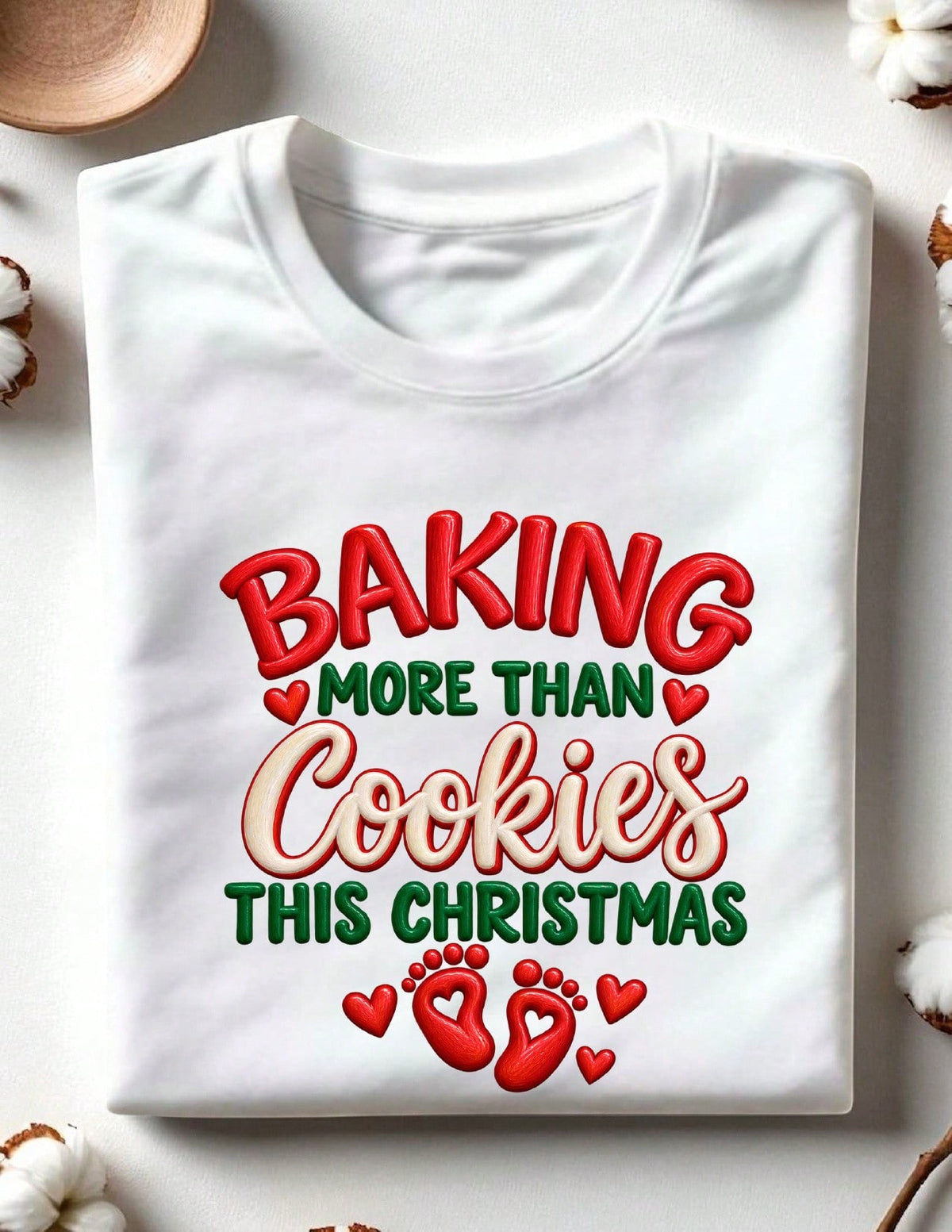 Christmas Pregnancy Announcement T-Shirt