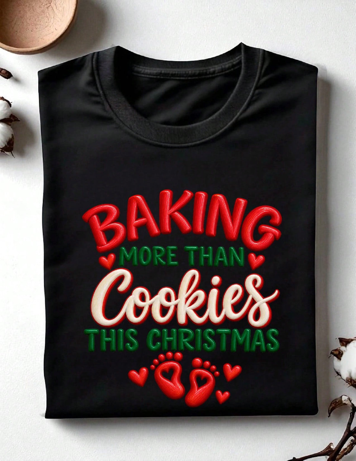 Christmas Pregnancy Announcement T-Shirt