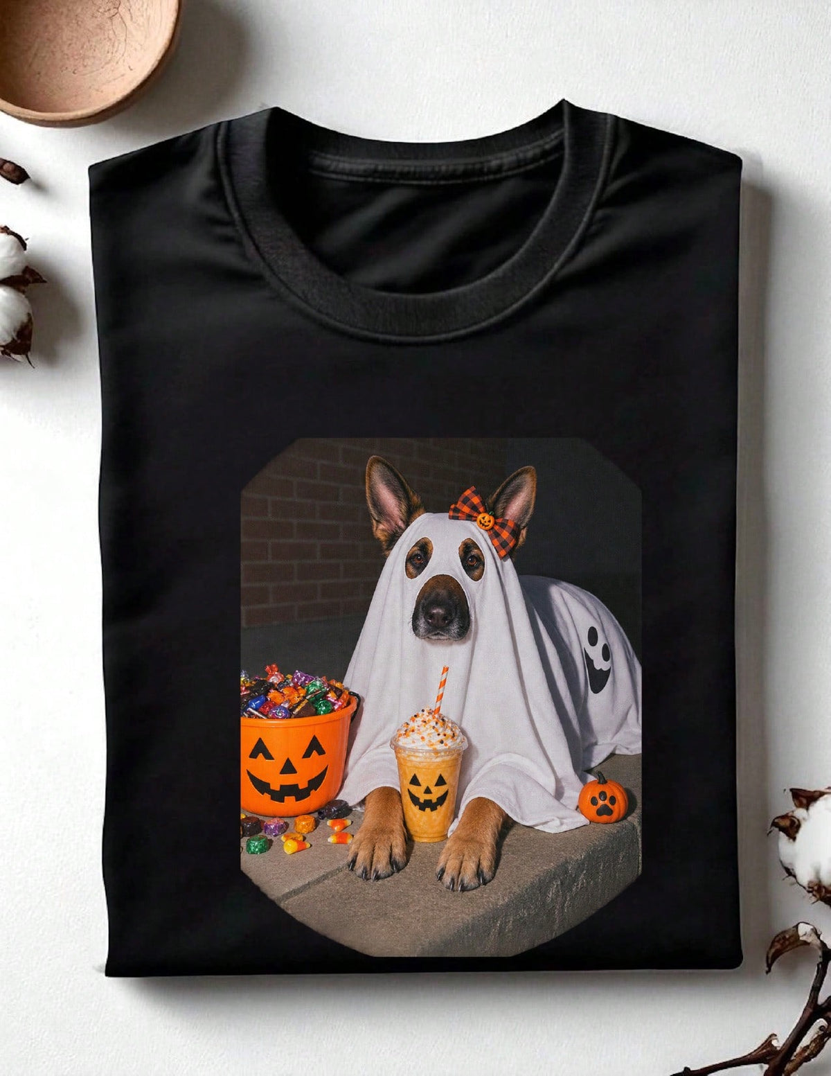 German Shepherd Dog Halloween T-Shirt