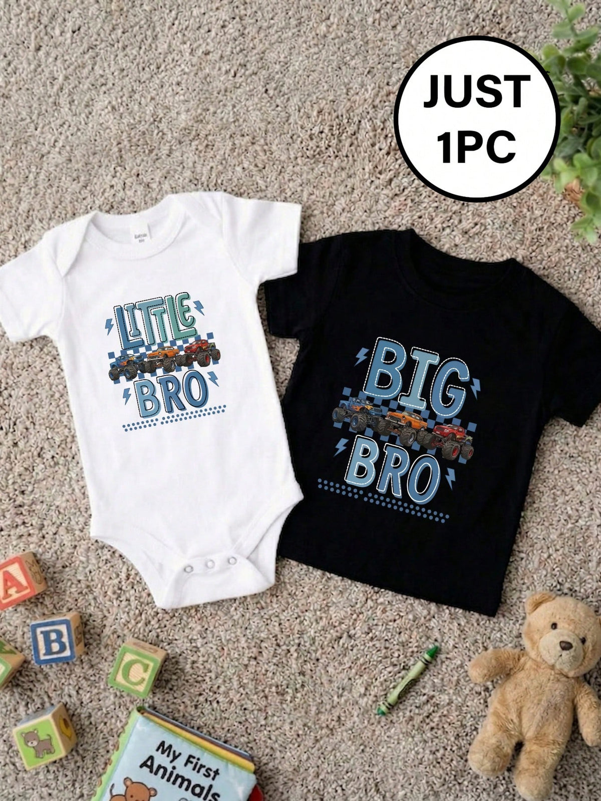 1PC Big & Little Bro Bodysuit