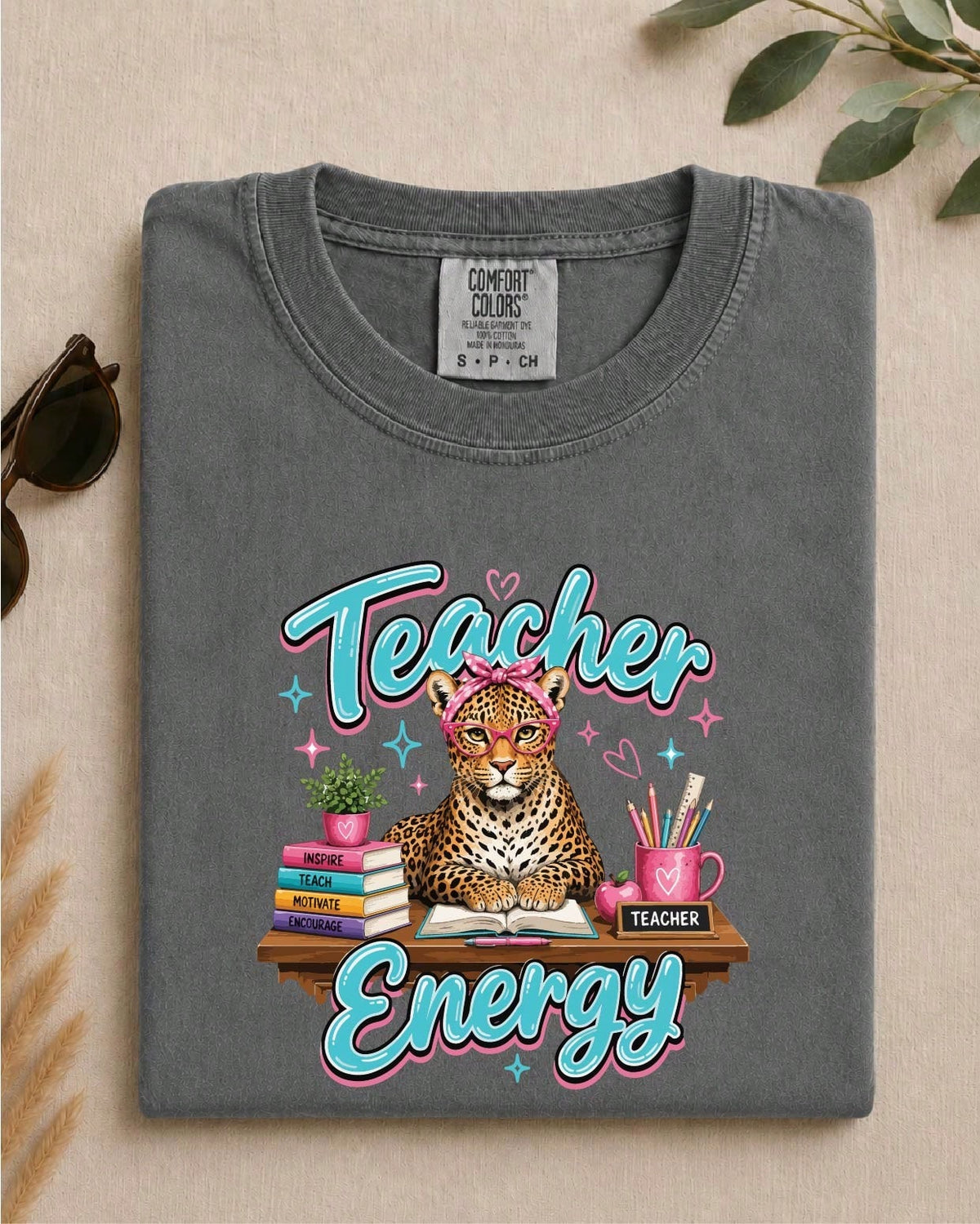 Leopard Teacher T-Shirt