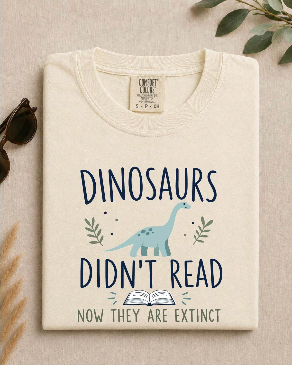 Dinosaurs Didn't Read T-Shirt