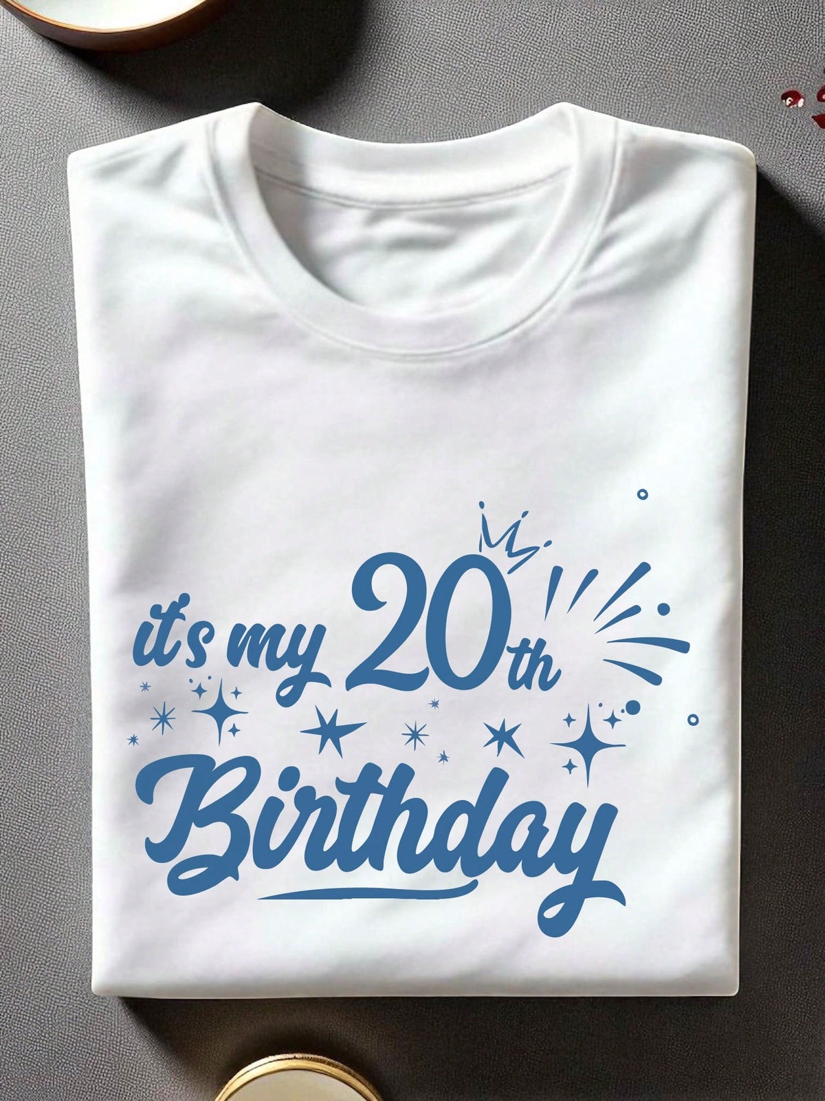 1PC 20th Birthday Celebration And Birthday Crew Unisex T-Shirt