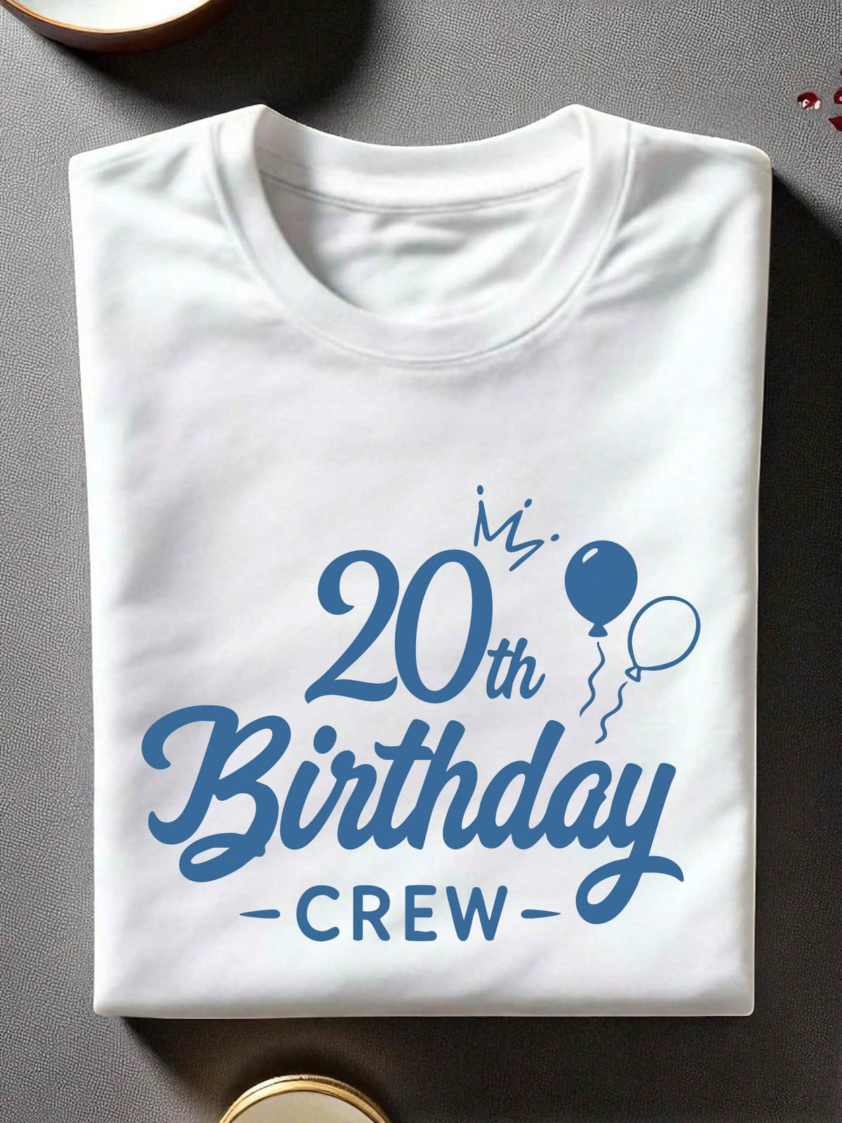 1PC 20th Birthday Celebration And Birthday Crew Unisex T-Shirt
