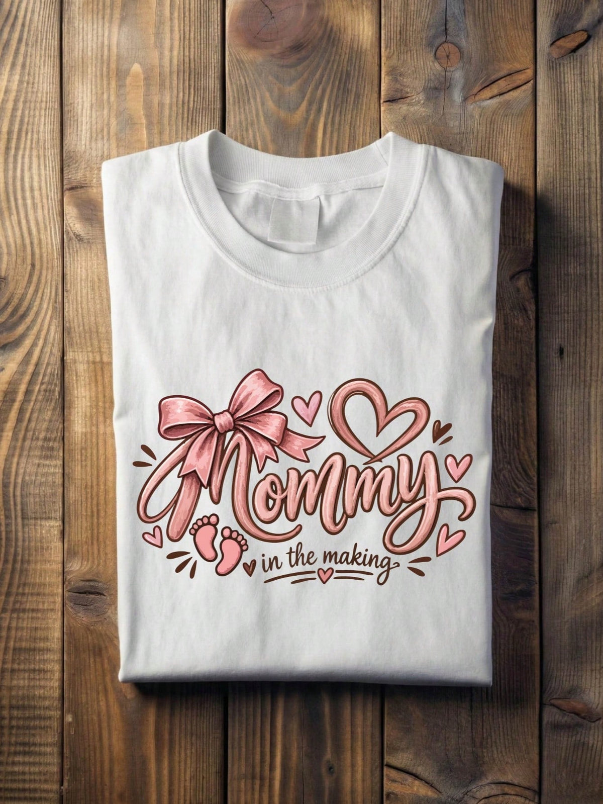 1 PC Mommy Daddy In The Making T-Shirt