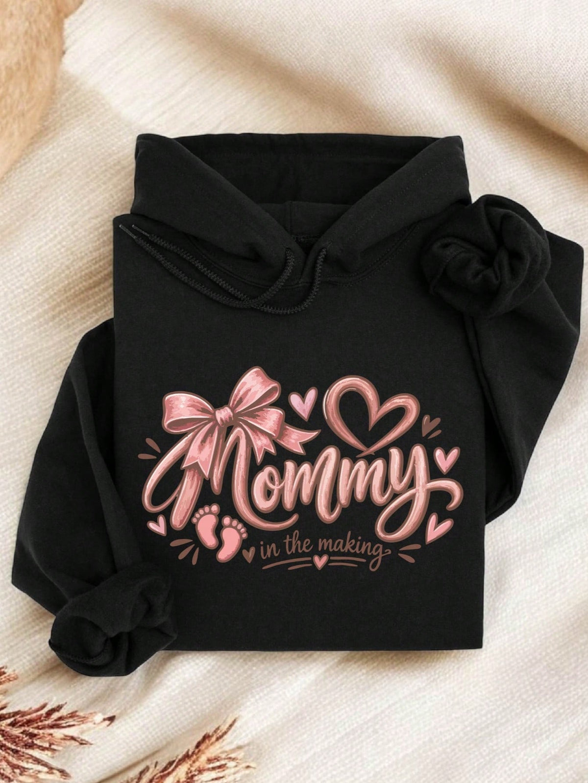 1 PC Mommy Daddy In The Making Hoodie