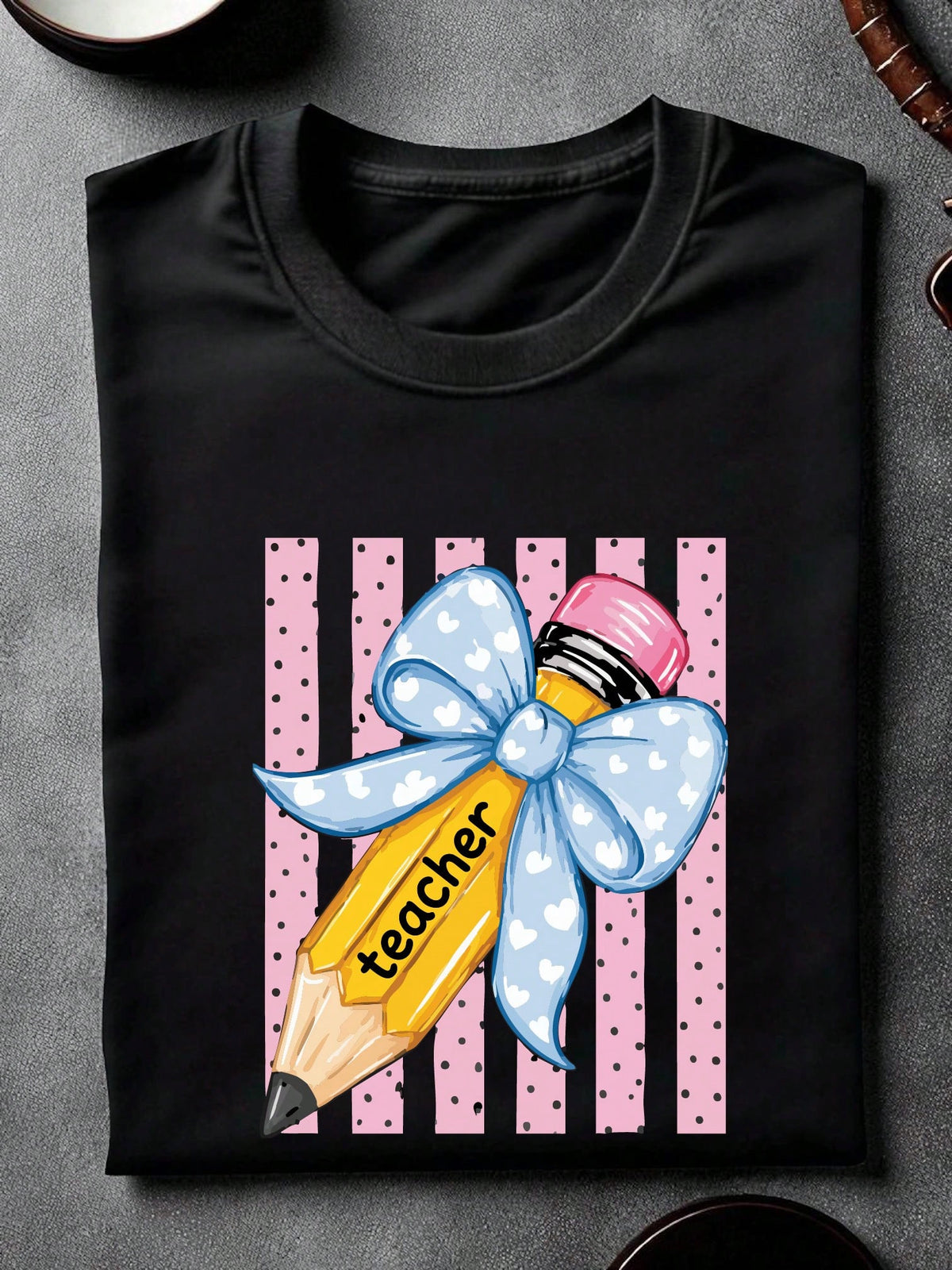 Floral Coquette Teacher Unisex T-Shirt