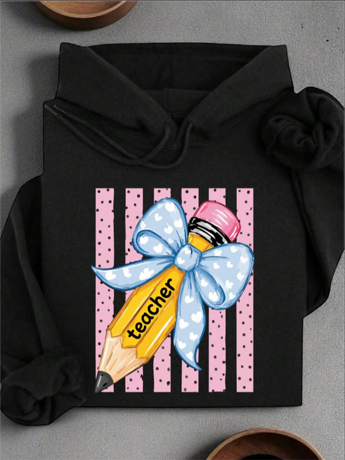 Floral Coquette Teacher Unisex Hoodie