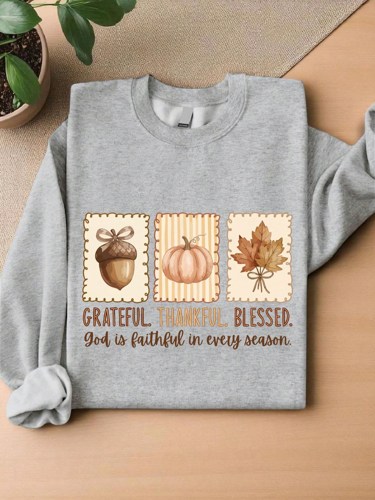 Grateful Thankful Blessed Sweatshirt