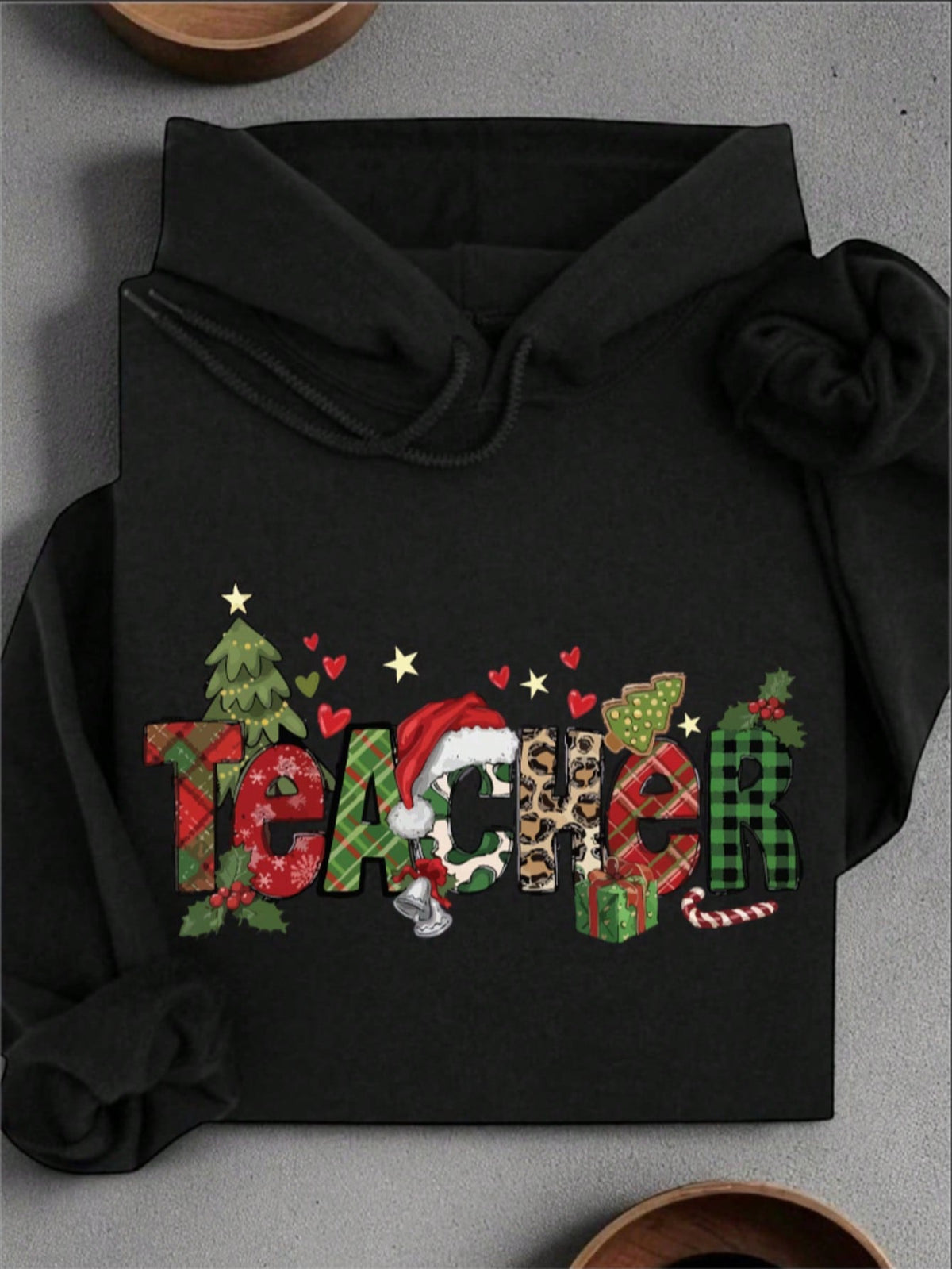 Christmas Teacher Unisex Hooded Hoodie
