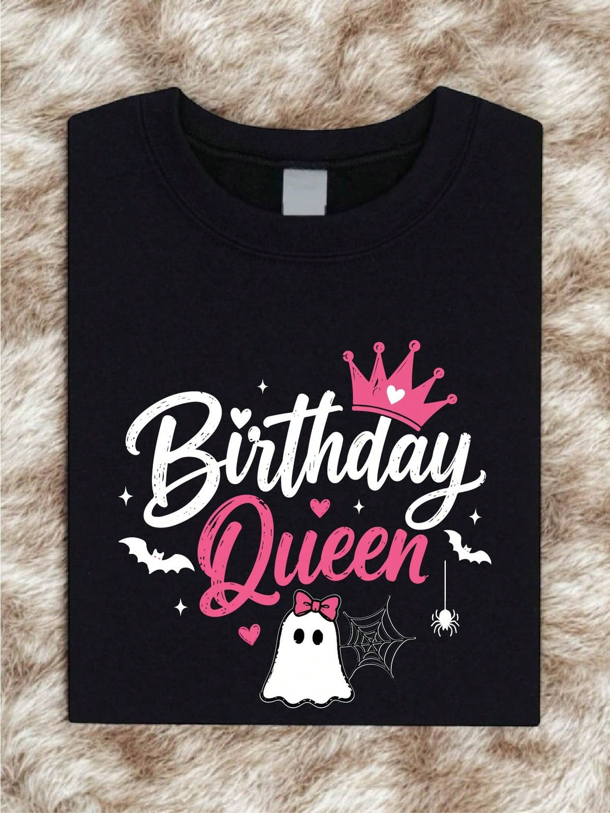 1 PC Halloween Birthday Queen T-Shirt