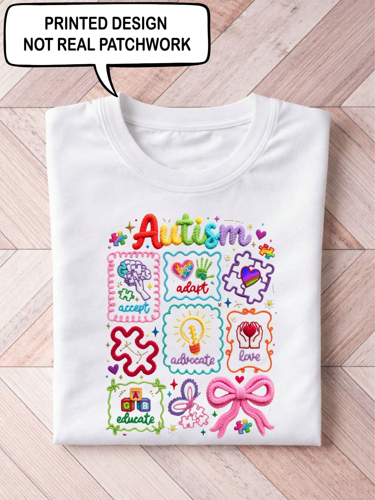 Faux Yarn Awareness T-Shirt