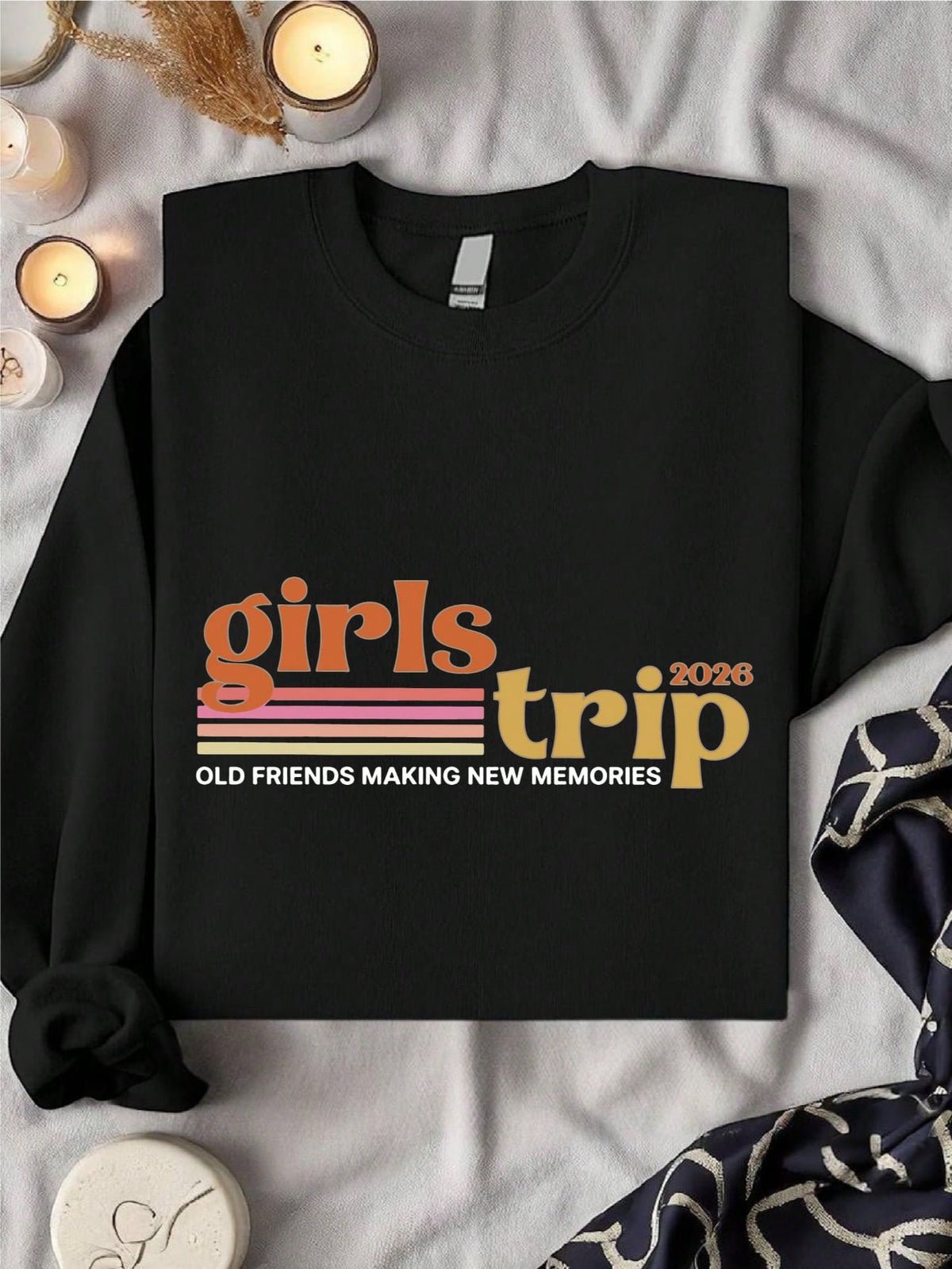Vintage Girls Trip 2026 Sweatshirt