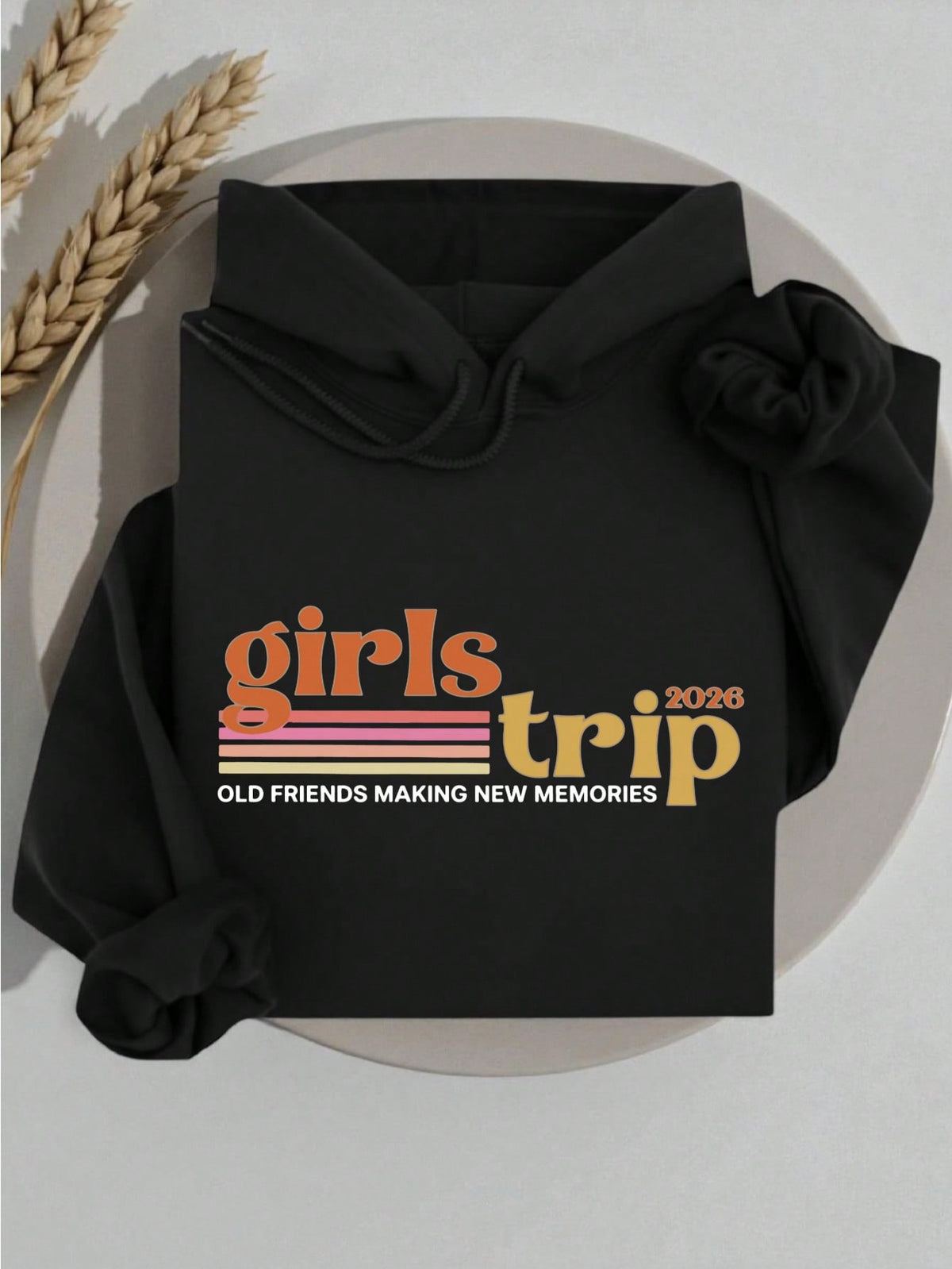 Vintage Girls Trip 2026 Hoodie
