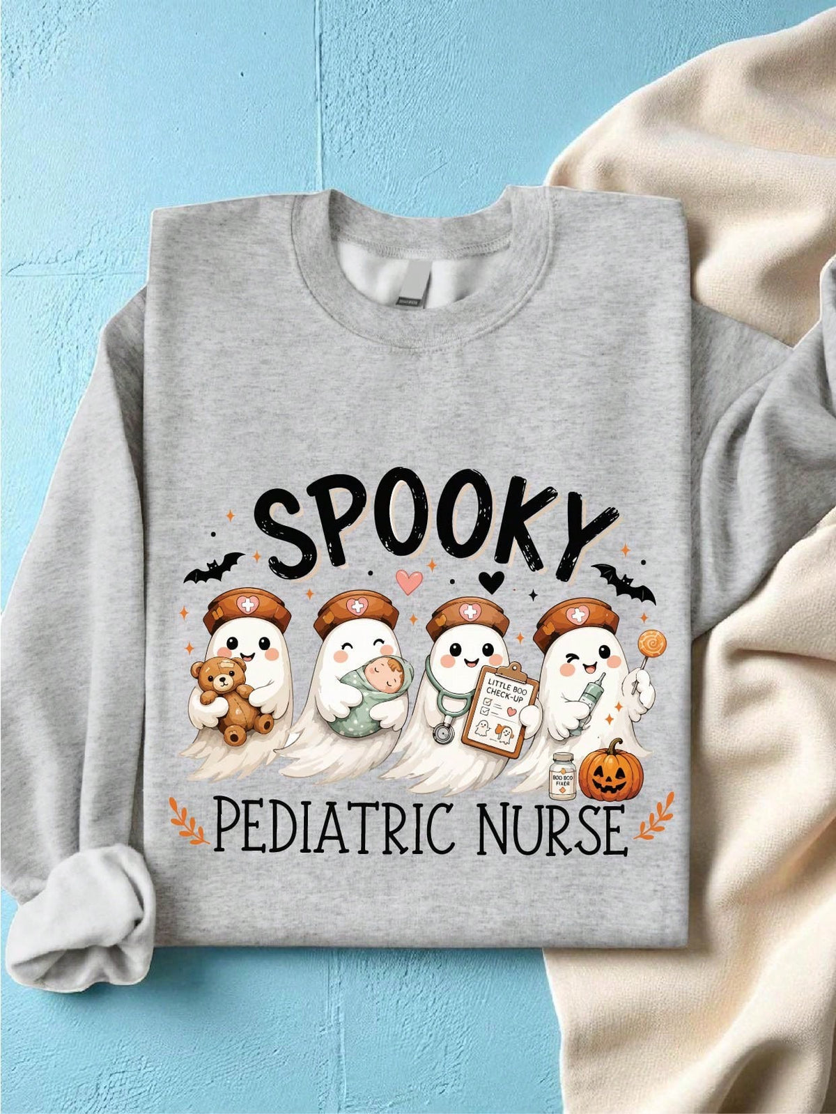 Spooky Pediatric Nurse Sweatshirt