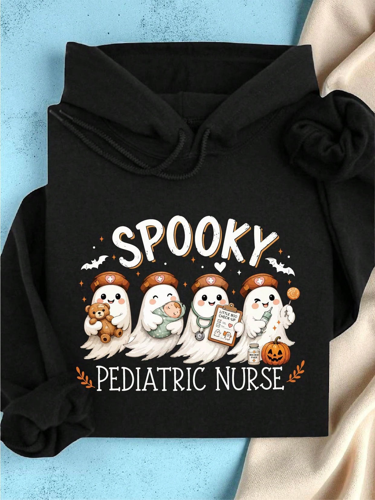 Spooky Pediatric Nurse Hoodie