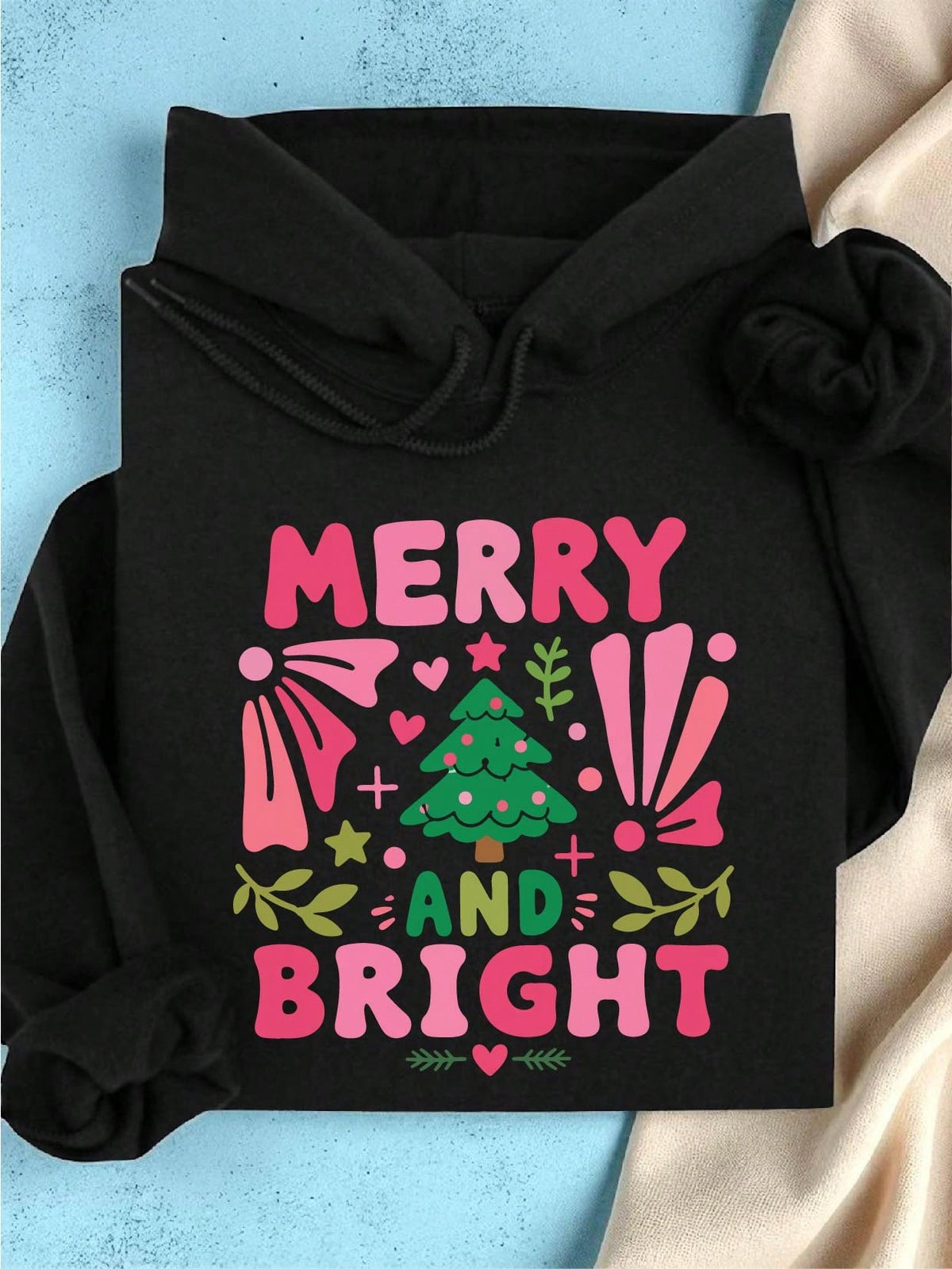 Merry And Bright Hoodie