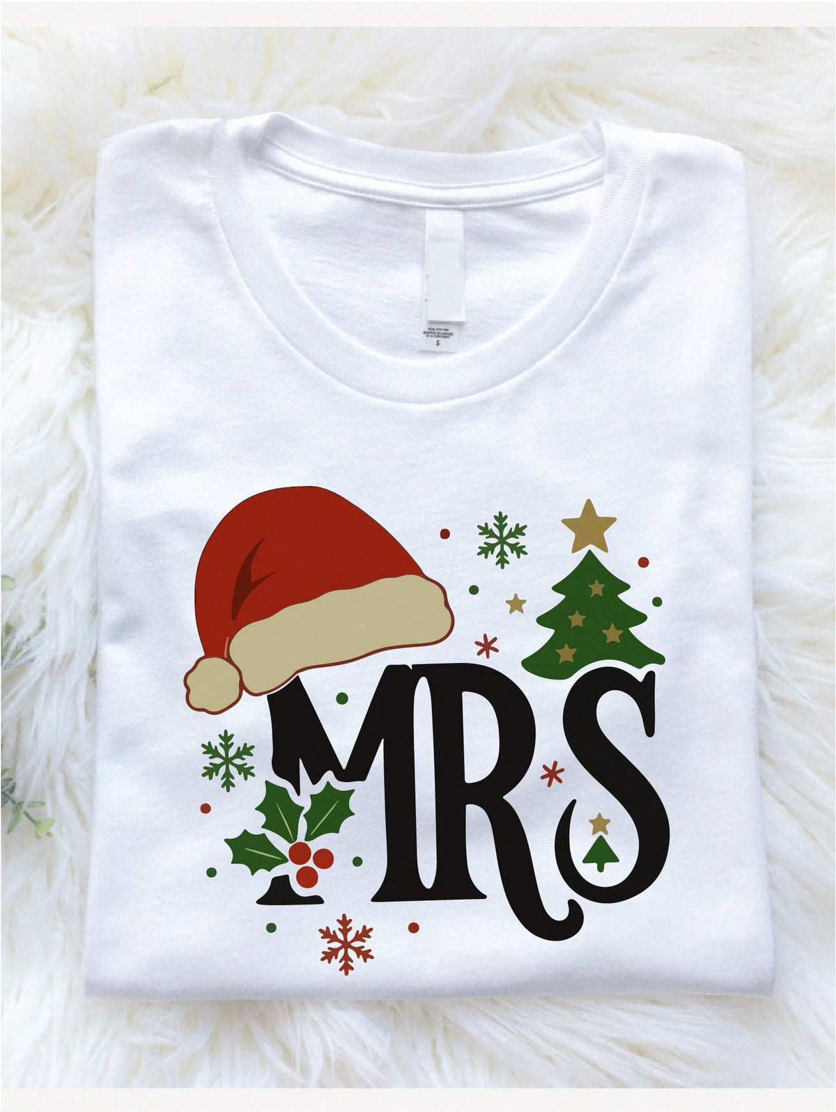 1PC Christmas MR & Mrs T-Shirt