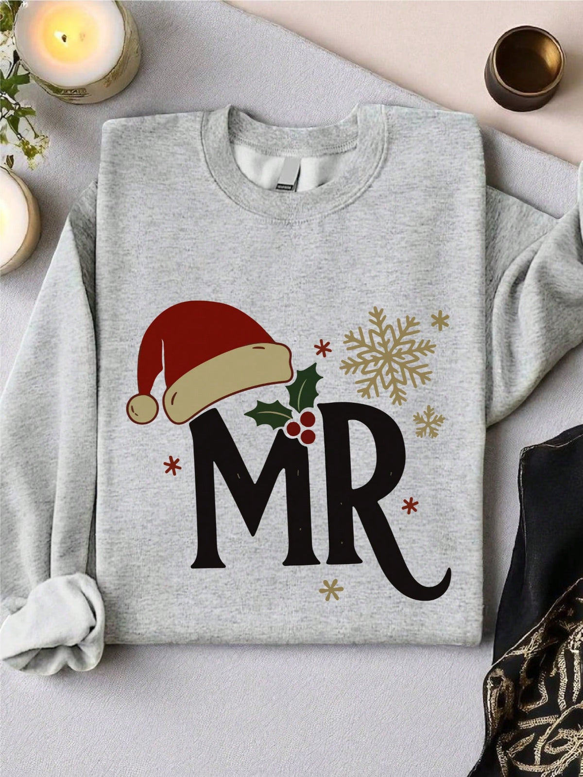 1PC Christmas MR & Mrs Sweatshirt