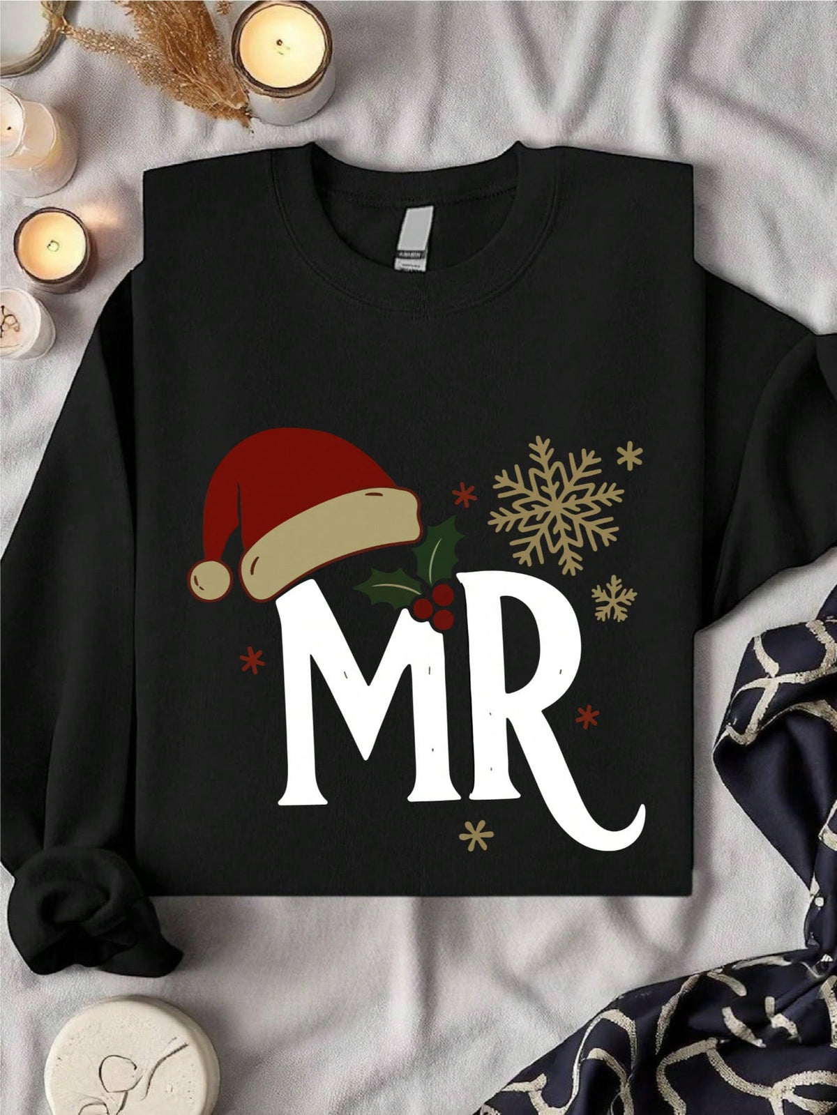 1PC Christmas MR & Mrs Sweatshirt