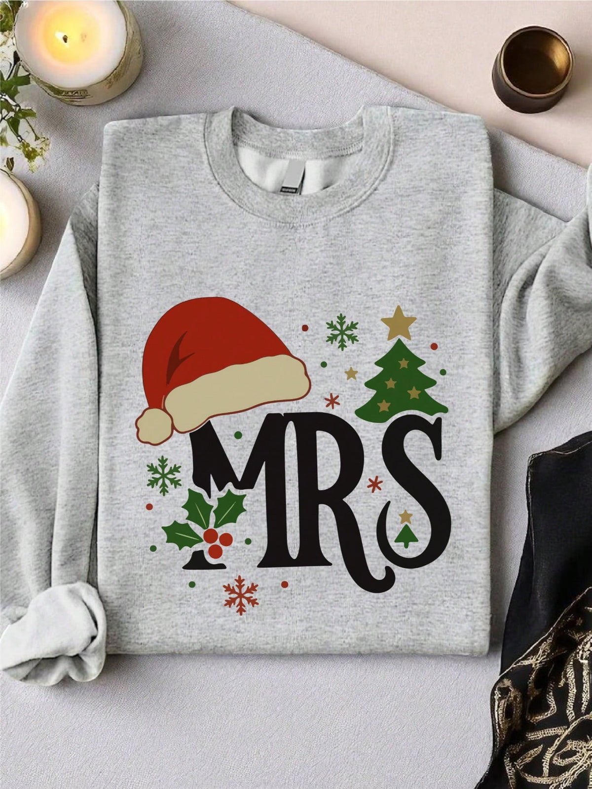 1PC Christmas MR & Mrs Sweatshirt