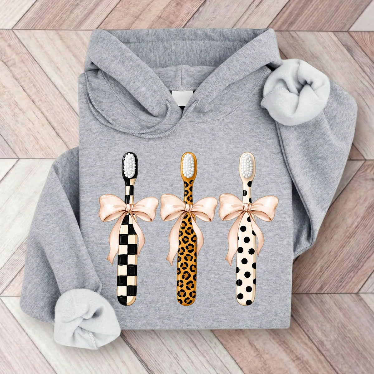 Leopard Toothbrush Dental Hoodie