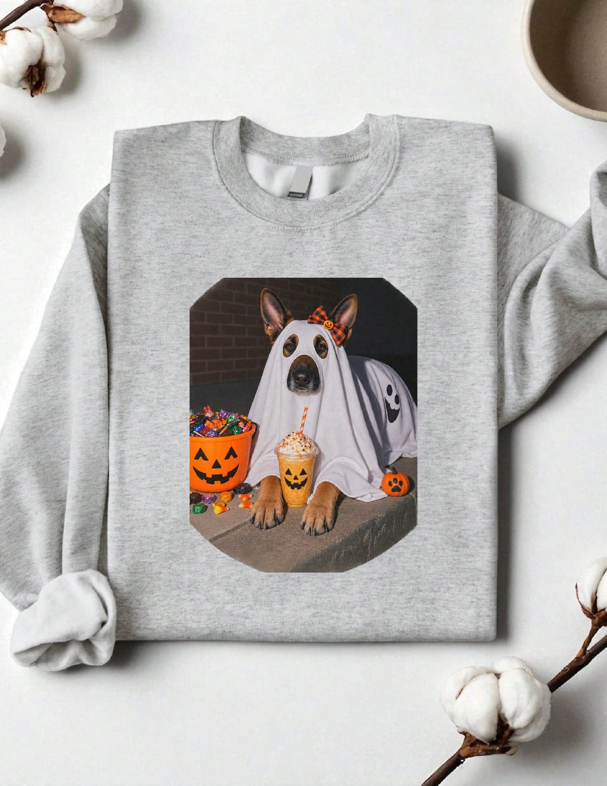 German Shepherd Dog Halloween Sweatshirt