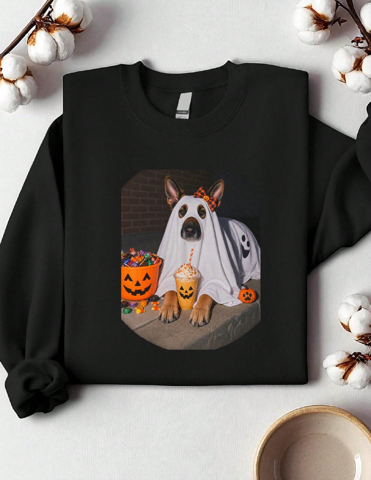 German Shepherd Dog Halloween Sweatshirt