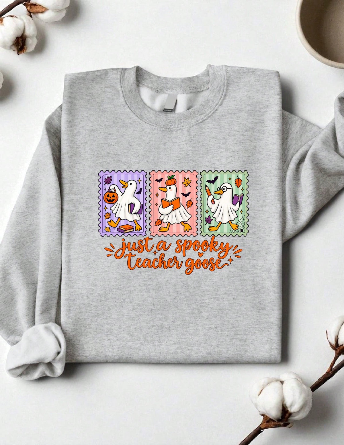 Just A Spooky Teacher Goose Sweatshirt