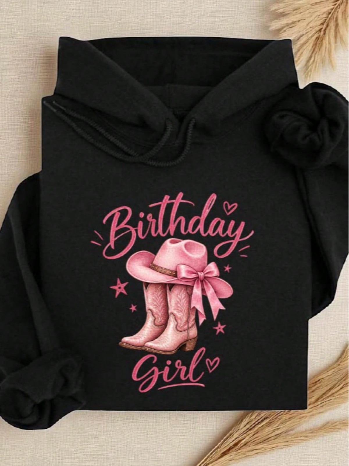 Birthday Girl Western Hoodie