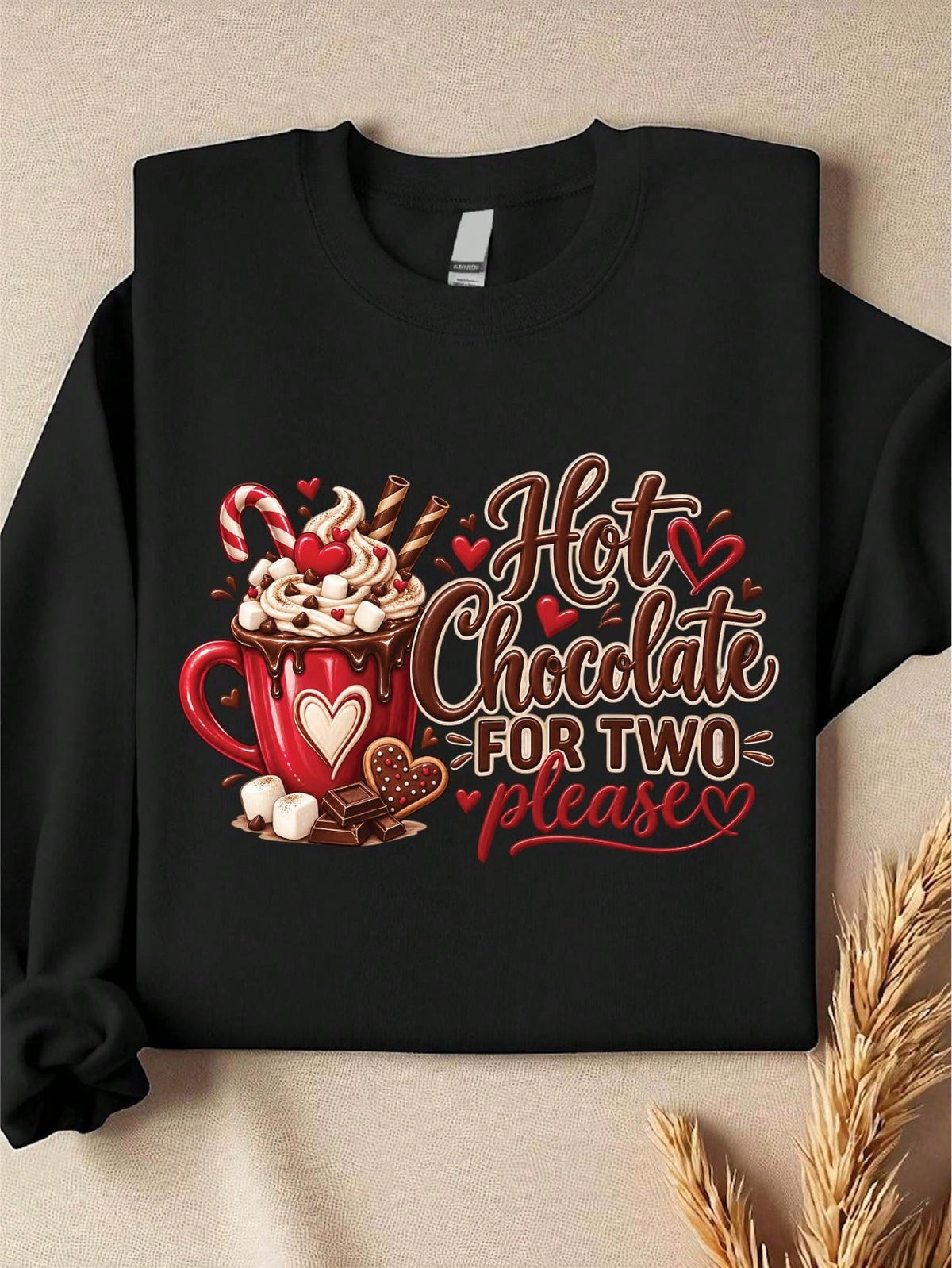 Hot Chocolate For Two Please Sweatshirt