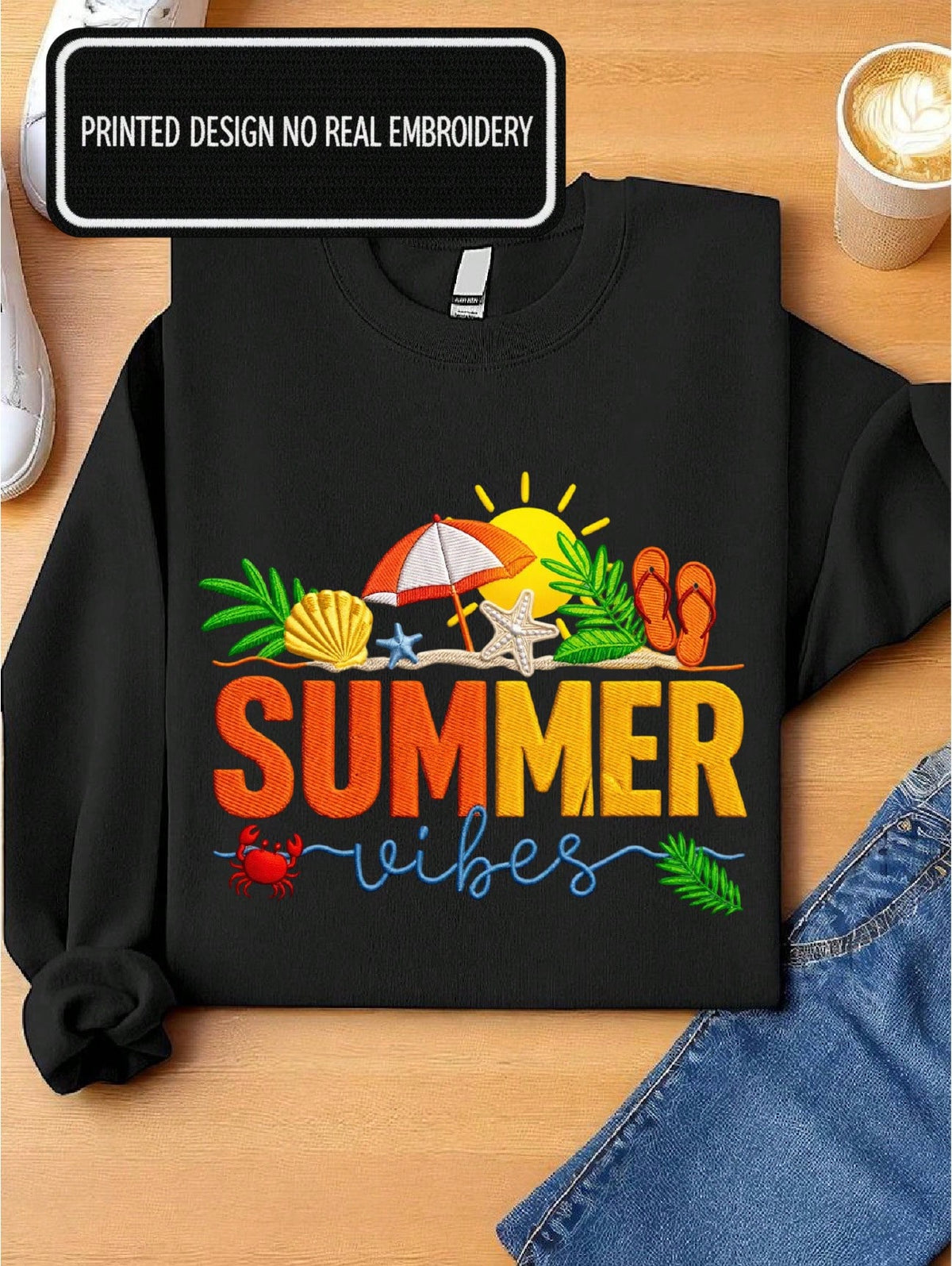Summer Vibes (DTF Graphic Print) Sweatshirt
