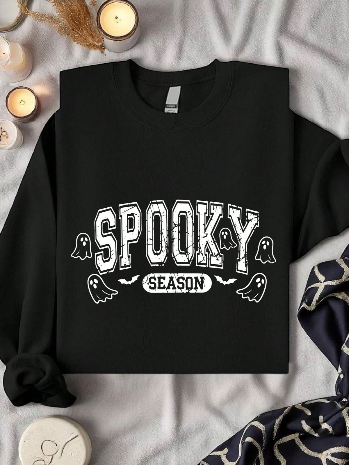 Retro Spooky Season Halloween Sweatshirt