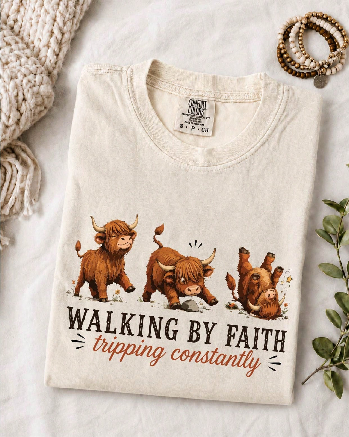 Walking By Faith Tripping Constantly T-Shirt