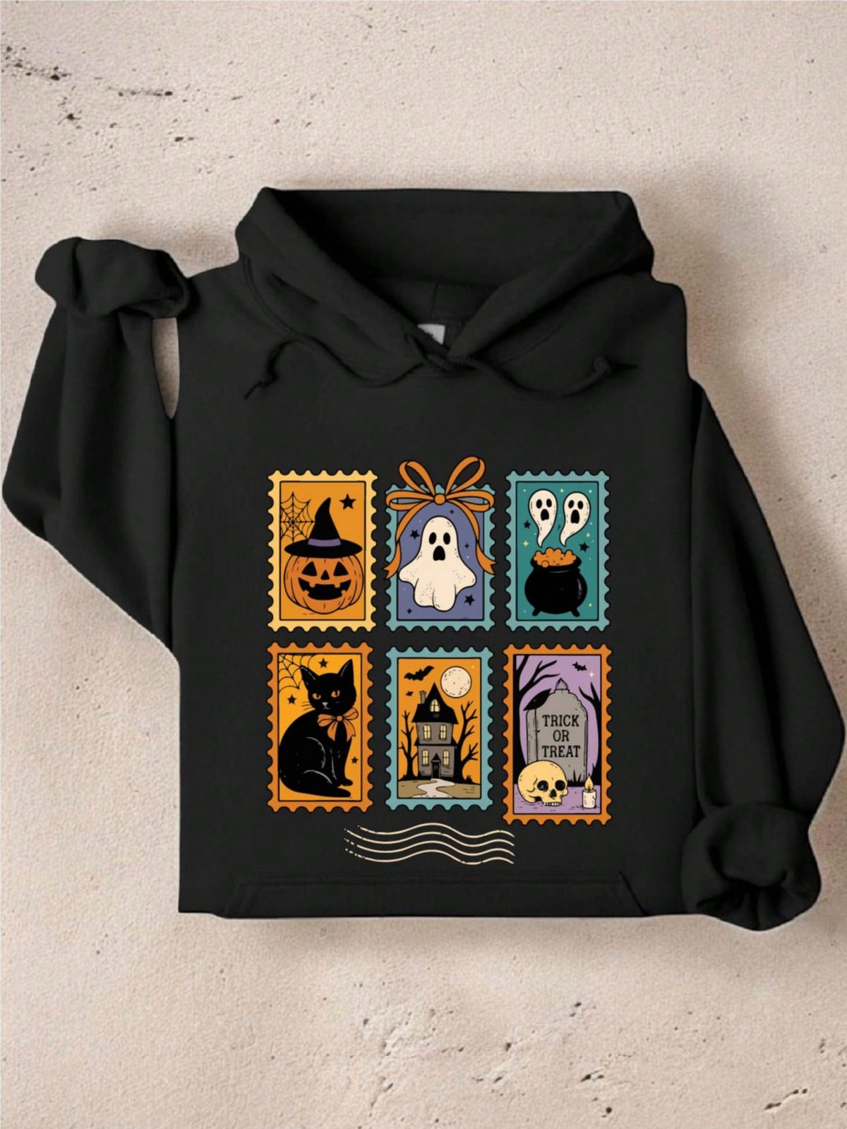 Halloween Stamp Hoodie