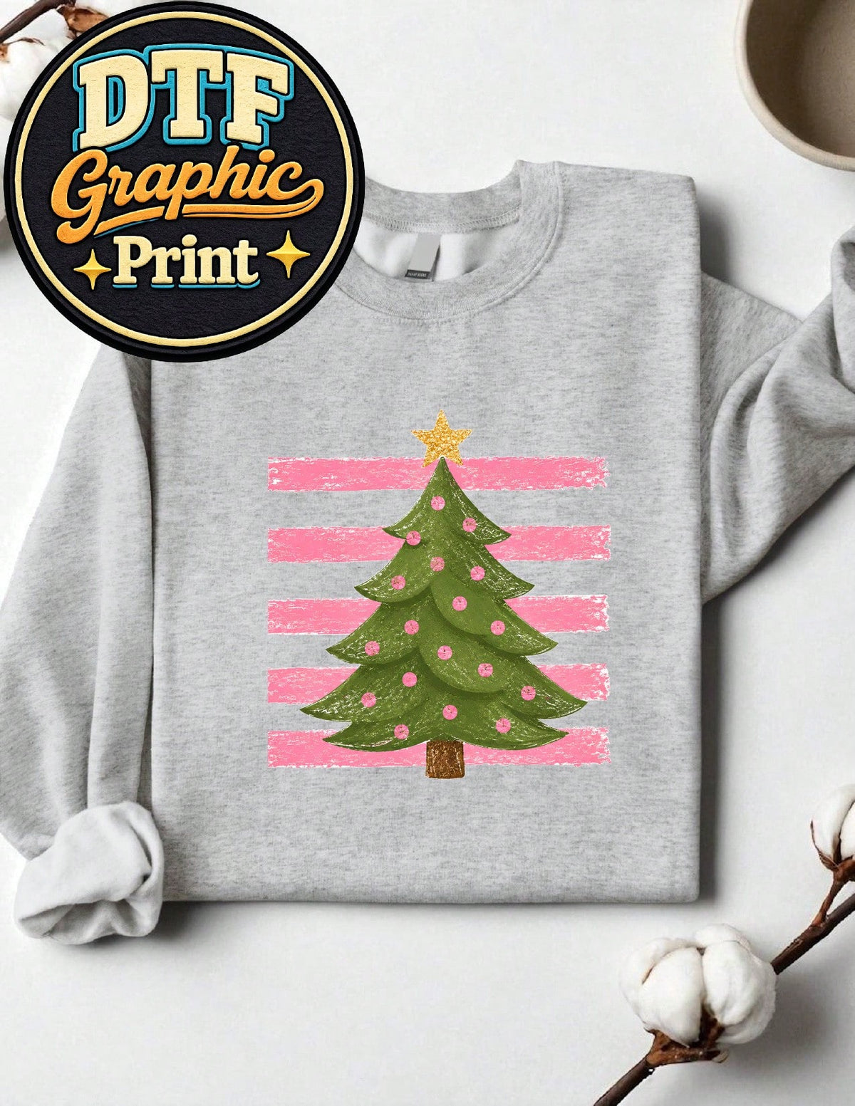 Polkadot Christmas Tree Sweatshirt