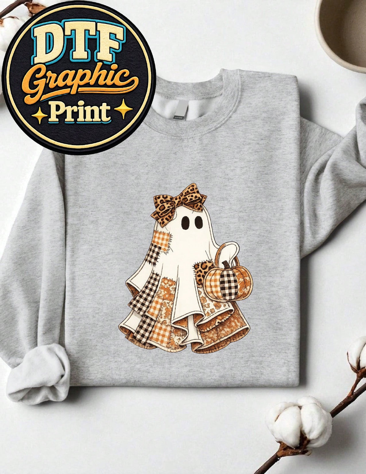 Faux Ghost (DTF Graphic Print) Sweatshirt
