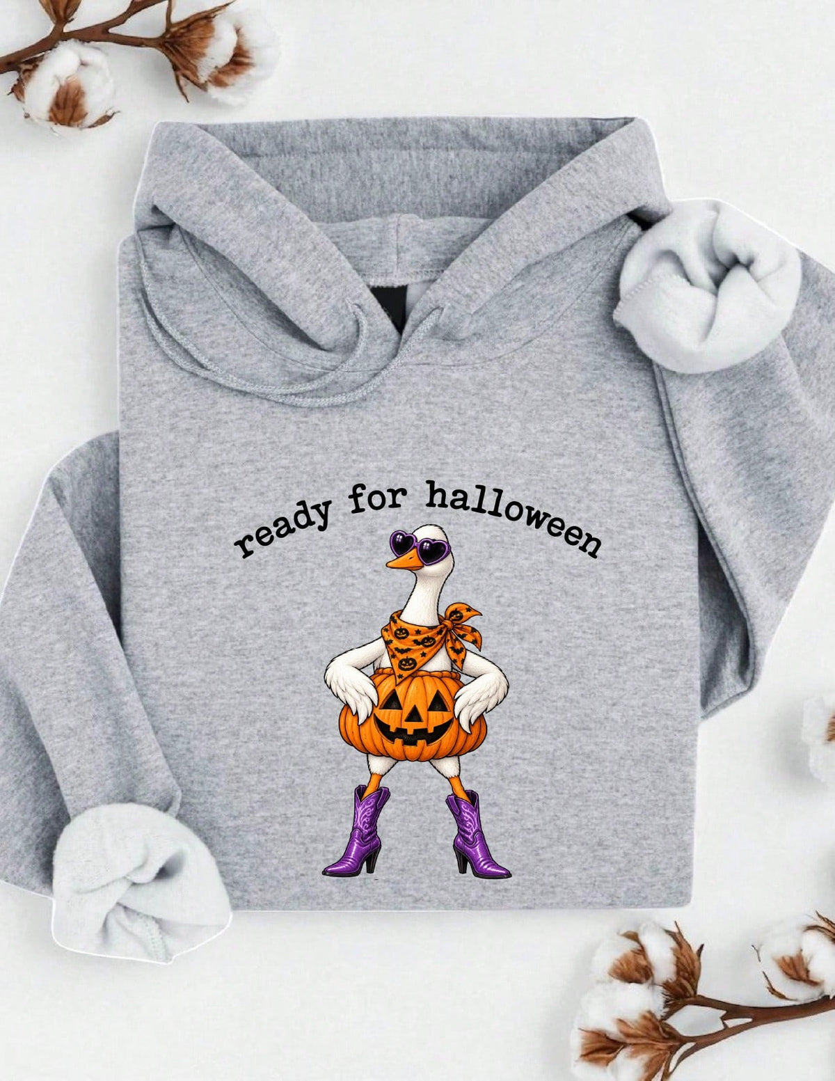 Ready For Halloween Goose Hoodie