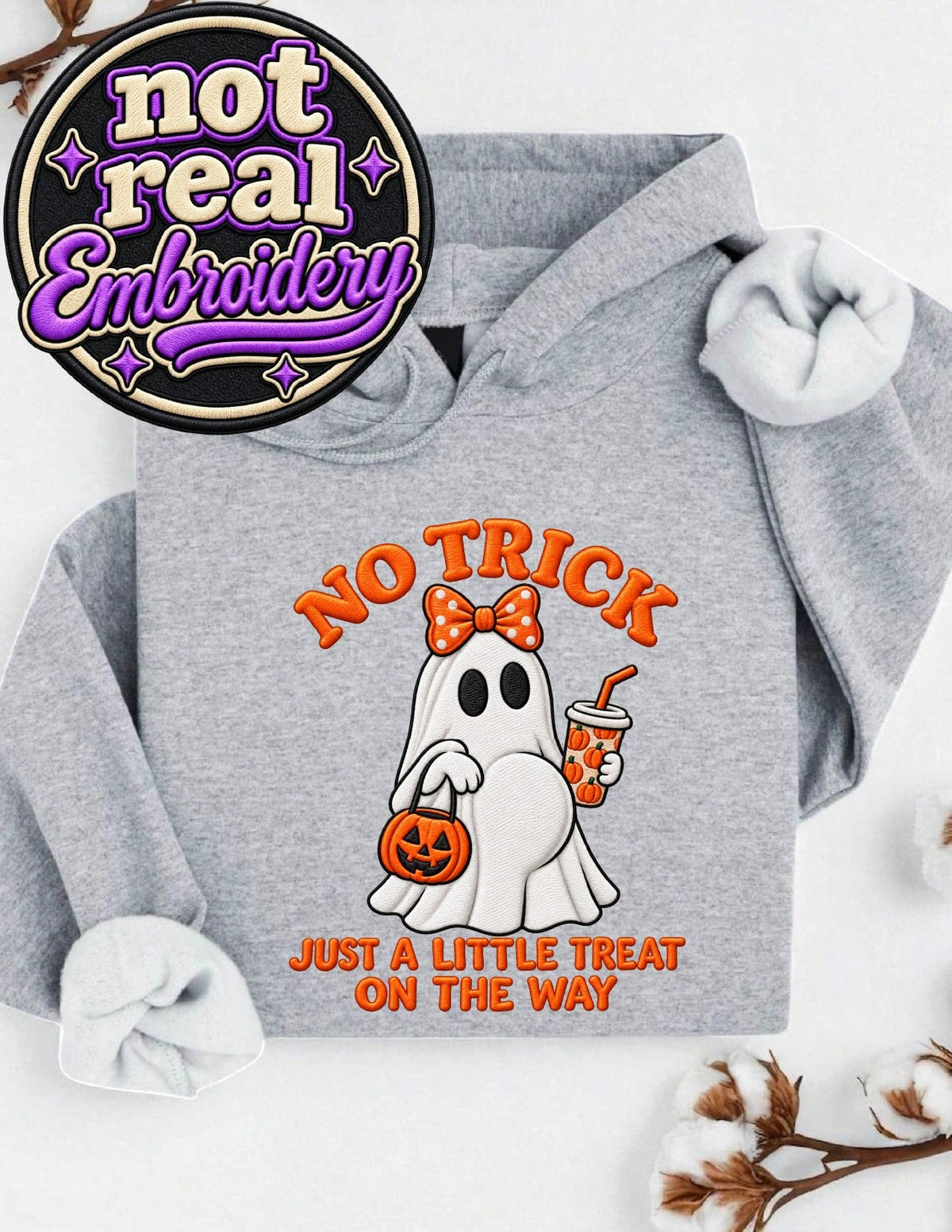 Pregnancy Ghost (DTF Graphic Print) Hoodie