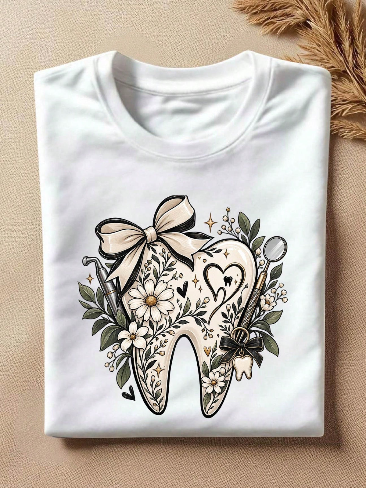 Floral Tooth T-Shirt