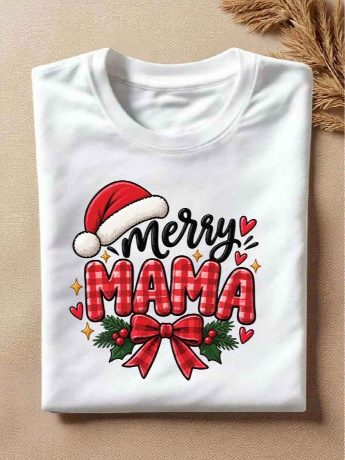 1 PC Merry Mama Dada T-Shirt