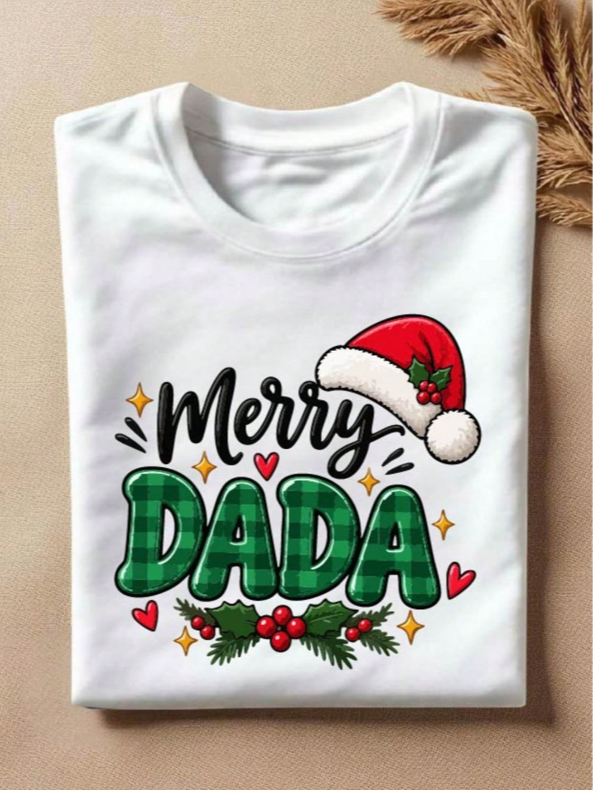 1 PC Merry Mama Dada T-Shirt