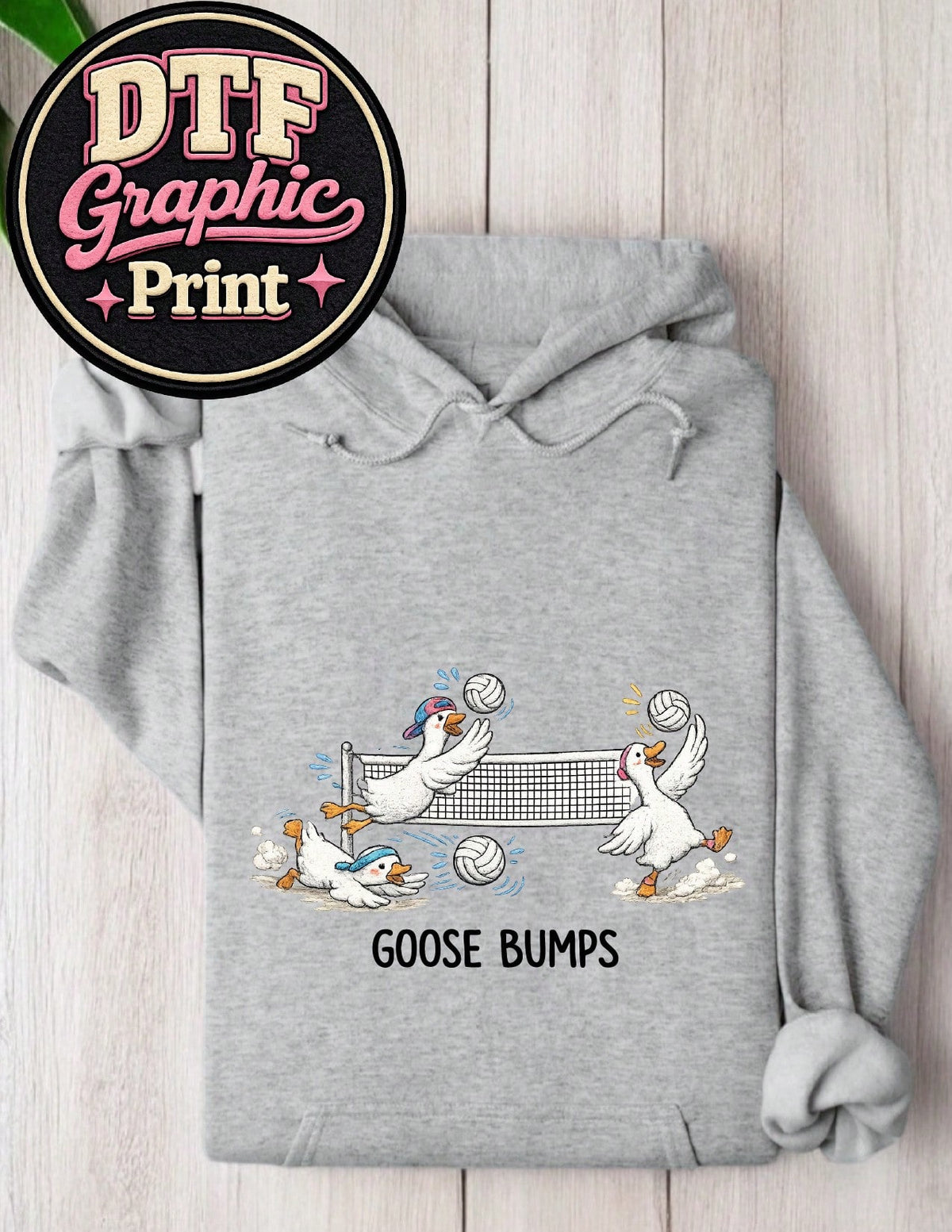 Volleyball Goose Hoodie
