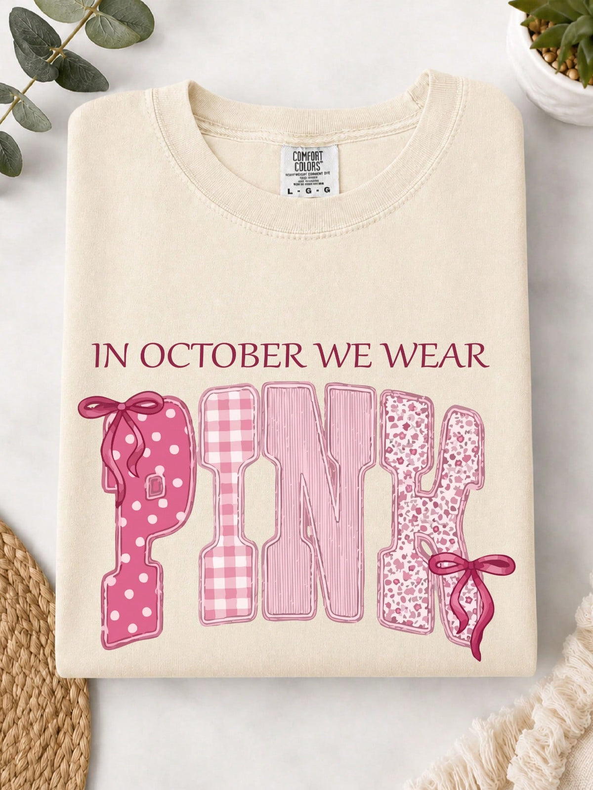 In October We Wear T-Shirt