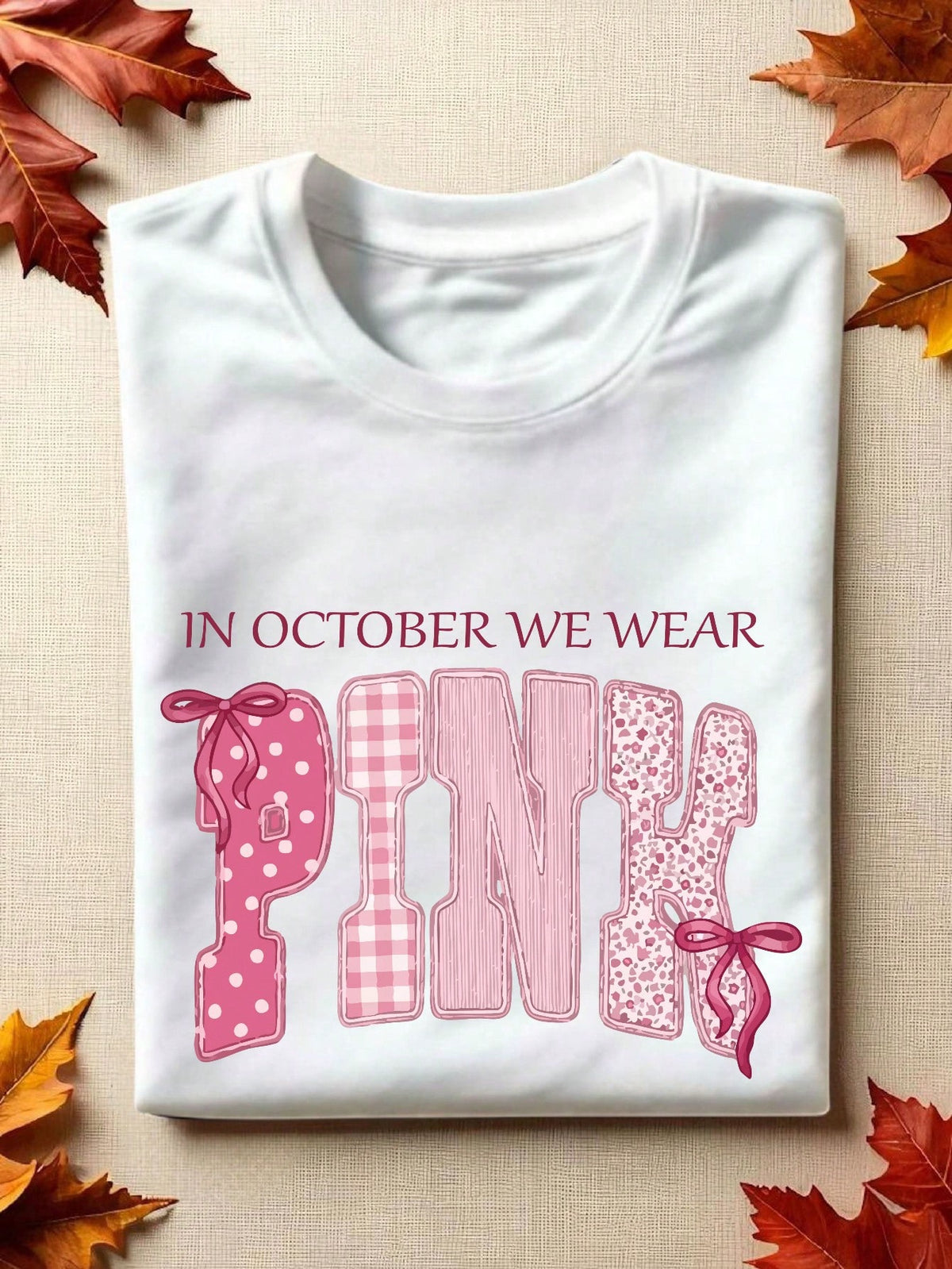 In October We Wear T-Shirt