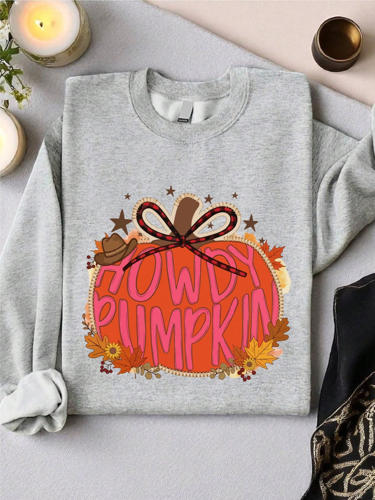 Retro Howdy Pumpkin Sweatshirt