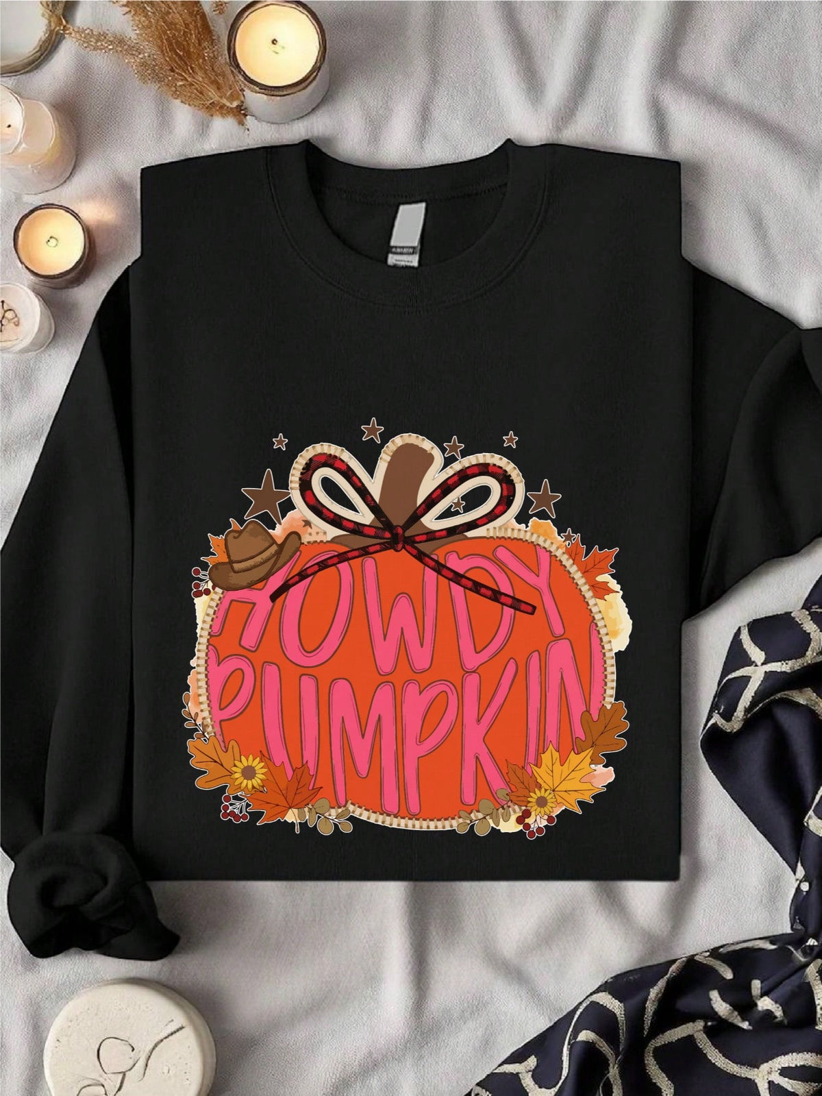 Retro Howdy Pumpkin Sweatshirt